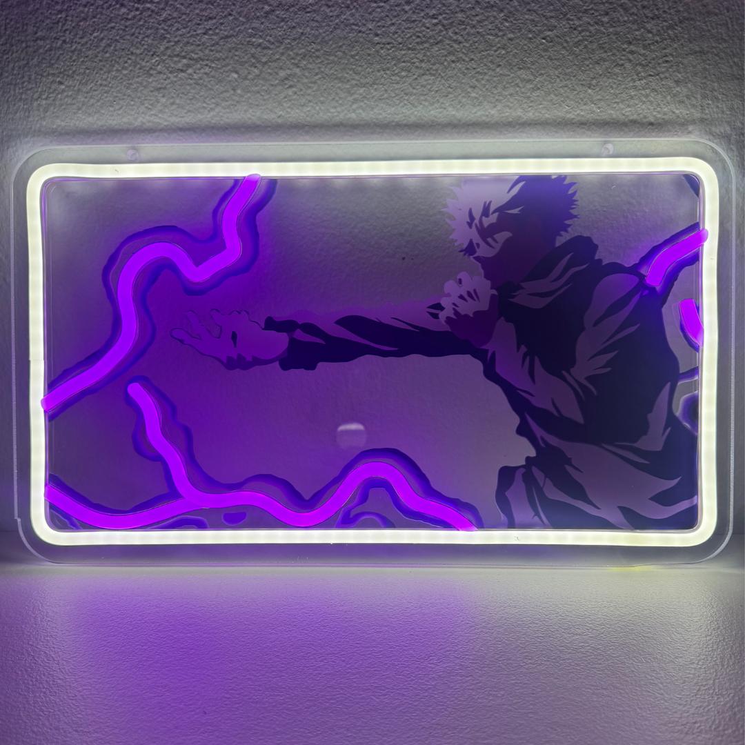 Zenin Decor | Gojo Hollow Purple Sign LED