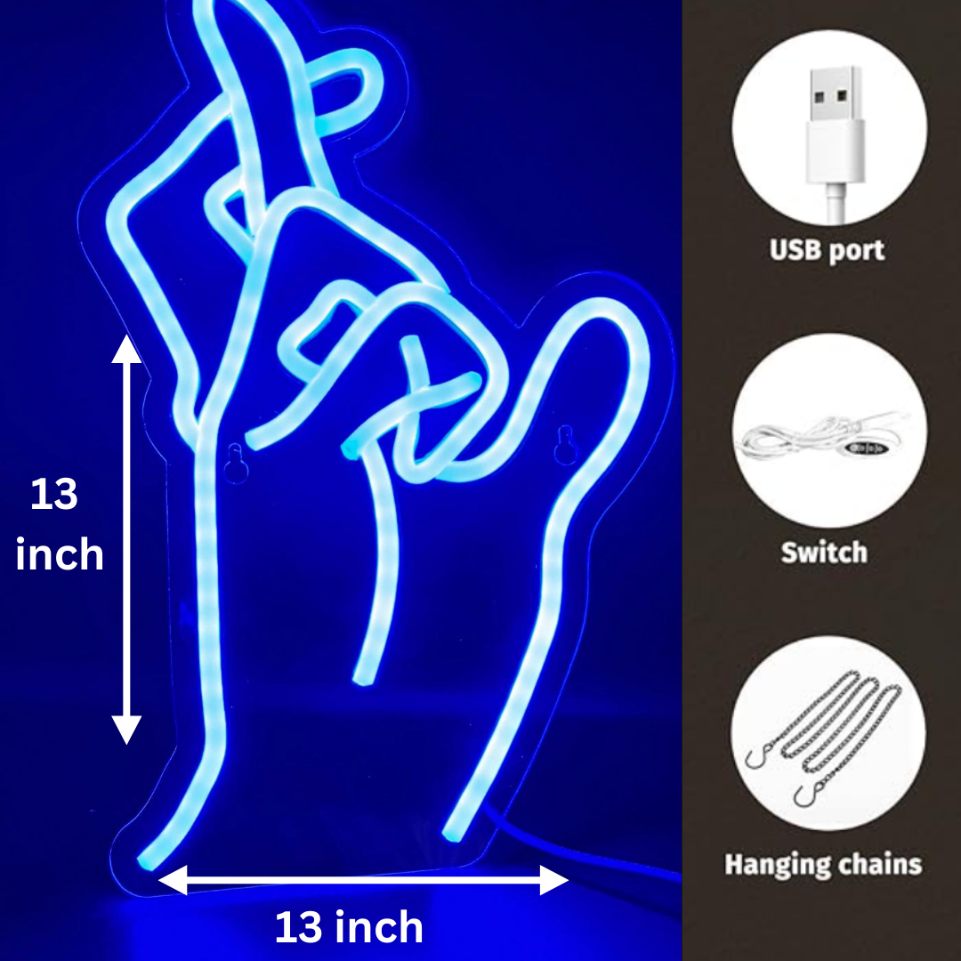 Zenin Decor | Domain Infinite Void Hand Sign LED