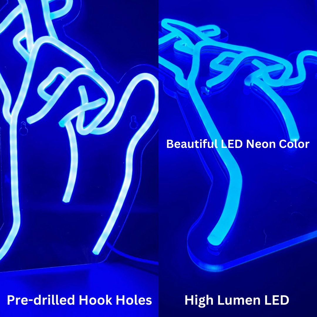 Zenin Decor | Domain Infinite Void Hand Sign LED