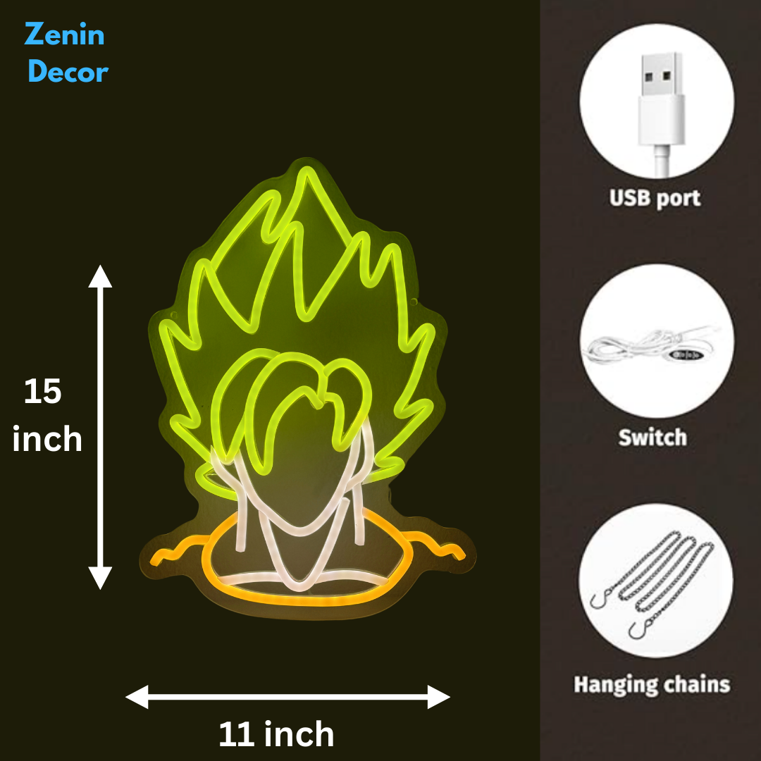 Zenin Decor | Anime Super Fighter LED - Dragon Decorations
