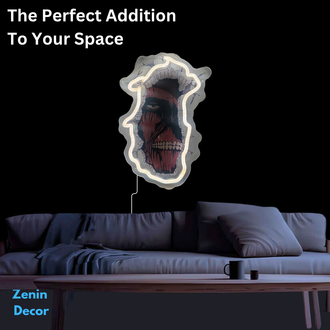 Zenin Decor | LED Attack on titans - Titan in Wall