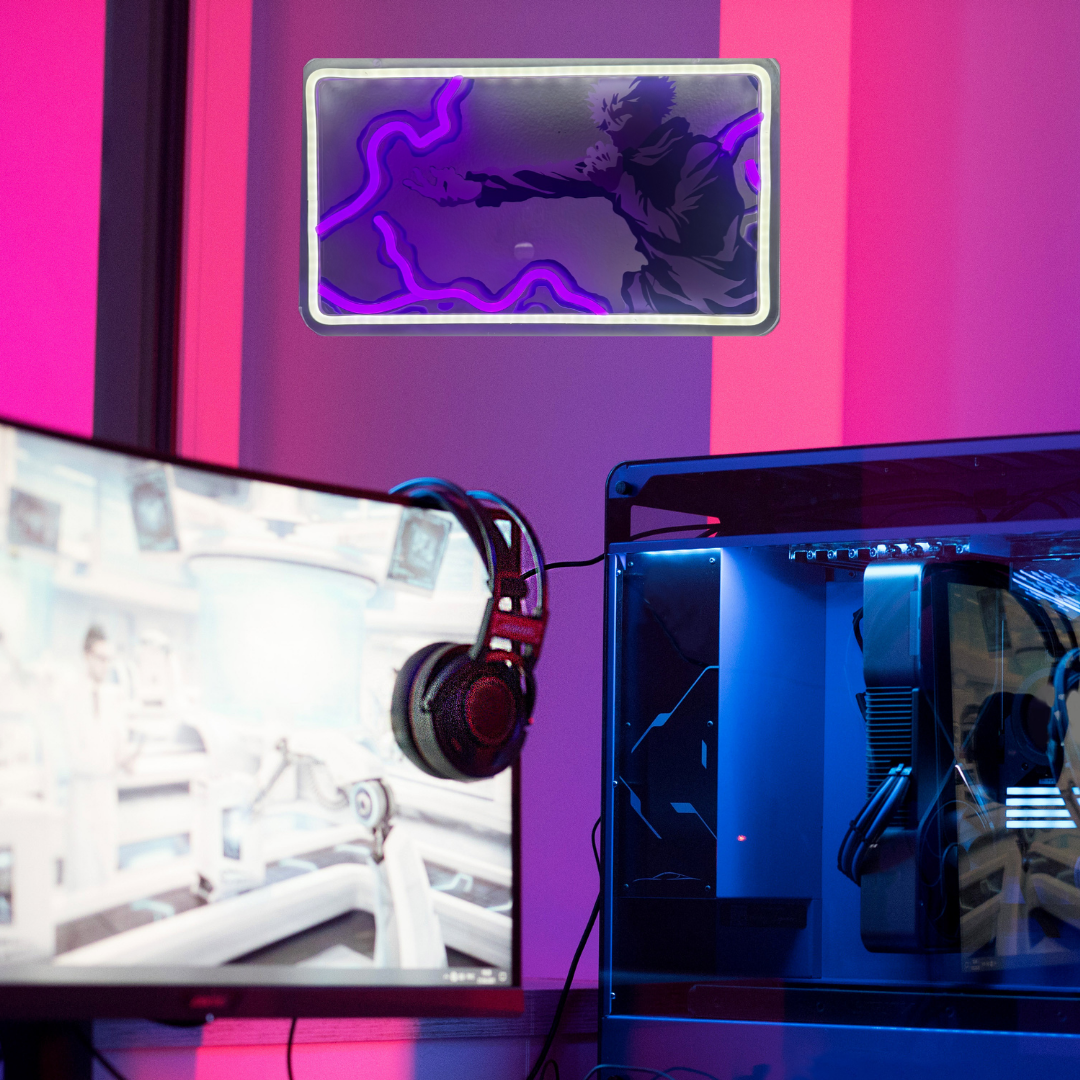 Zenin Decor | Gojo Hollow Purple Sign LED