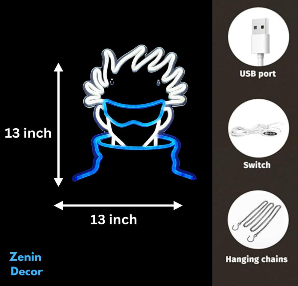 Zenin Decor | LED Gojo Wall Art Light